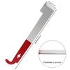 Stainless Bee Hive Tool Frame Lifter J Shape Hook Red 27cm Cut Honey Knife Beehive Scraper Beekeeping Tools Beekeeper Supplies