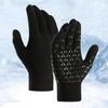 Touch Screen Gloves Men'S Warm And Cold-Proof Riding Fleece Thickened Non-Slip Wool Knitted Gloves