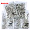 Shiny 3D Nail Art Crystal AB Flatback Glass Nail Art Rhinestone Manicure Decor Crystals Stones