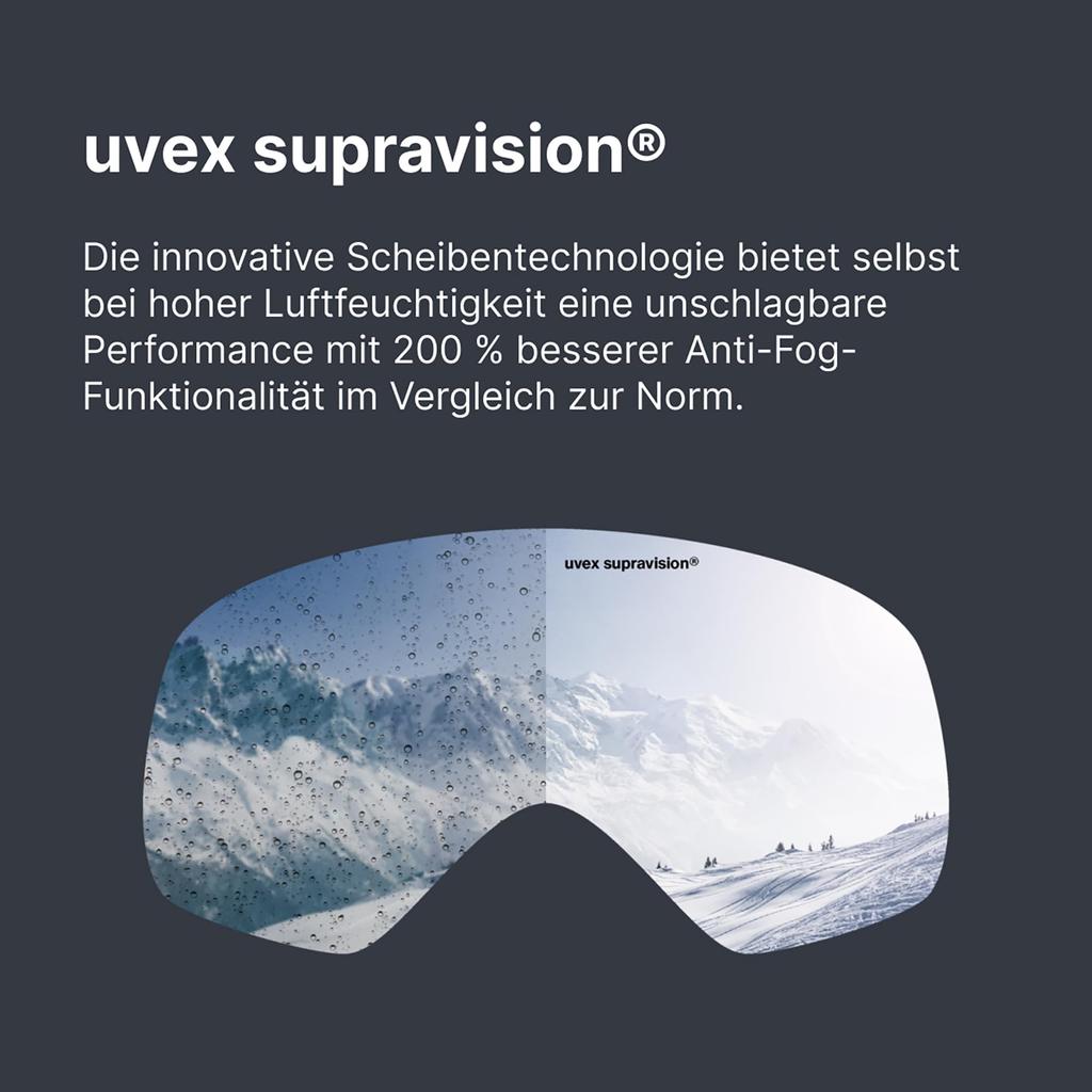 Uvex Ski and Snowboard Single Speedy Pro Children's Goggles, Anti-Fog, Lens,