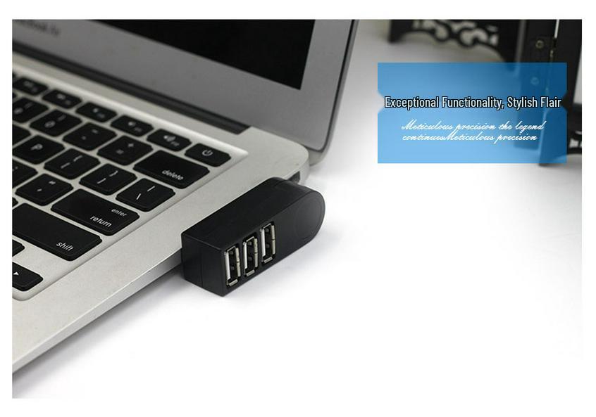3-портовый вращающийся USB 2.0 хаб-разветвитель