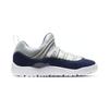 Jordan Air Jordan 11 Retro Little Fle Low top Children's Basketball Shoes Blue Silver Children Aged 3 7 Years Old BQ7101-007