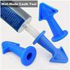 3Pcs/Set DIY Caulking Tool Blue Caulk Nozzle Applicator  for Kitchen Bathroom Window