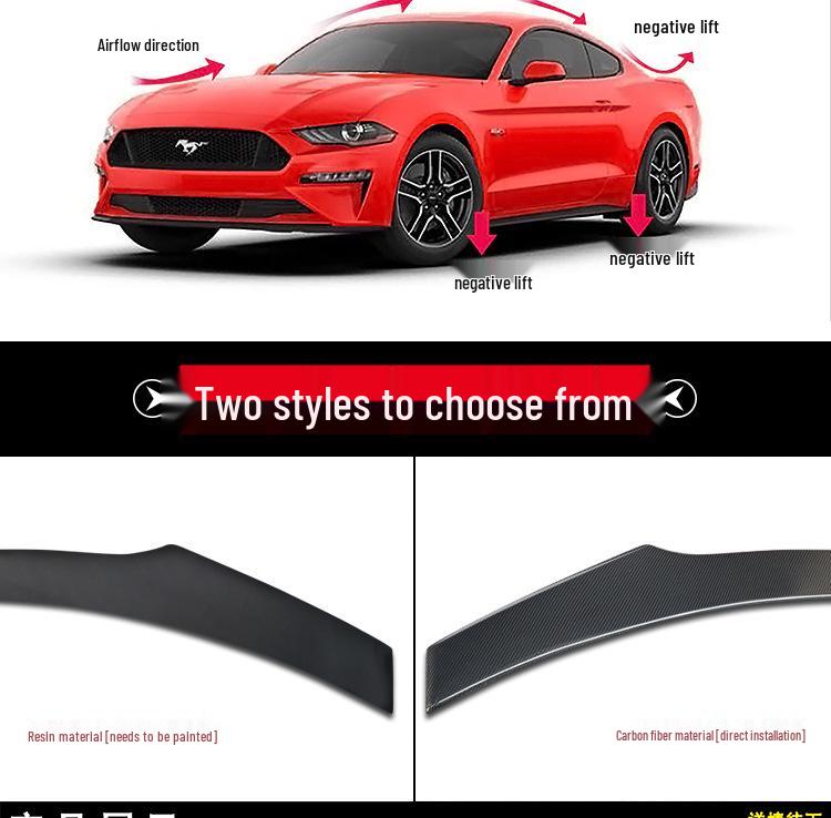 Carbon Fiber Rear Wing Trunk Spoiler for 15-23 Ford Mustang