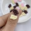 30 шт. Новая милая серия «Шоколад» Плоская смоляная подвеска для изготовления украшений, маникюра, аксессуаров для волос