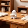 Фигурка призрака, читающего книгу, 3D-печатная милая мини-статуэтка сидящего призрака для Хэллоуина, книжной полки, стола, домашнего декора