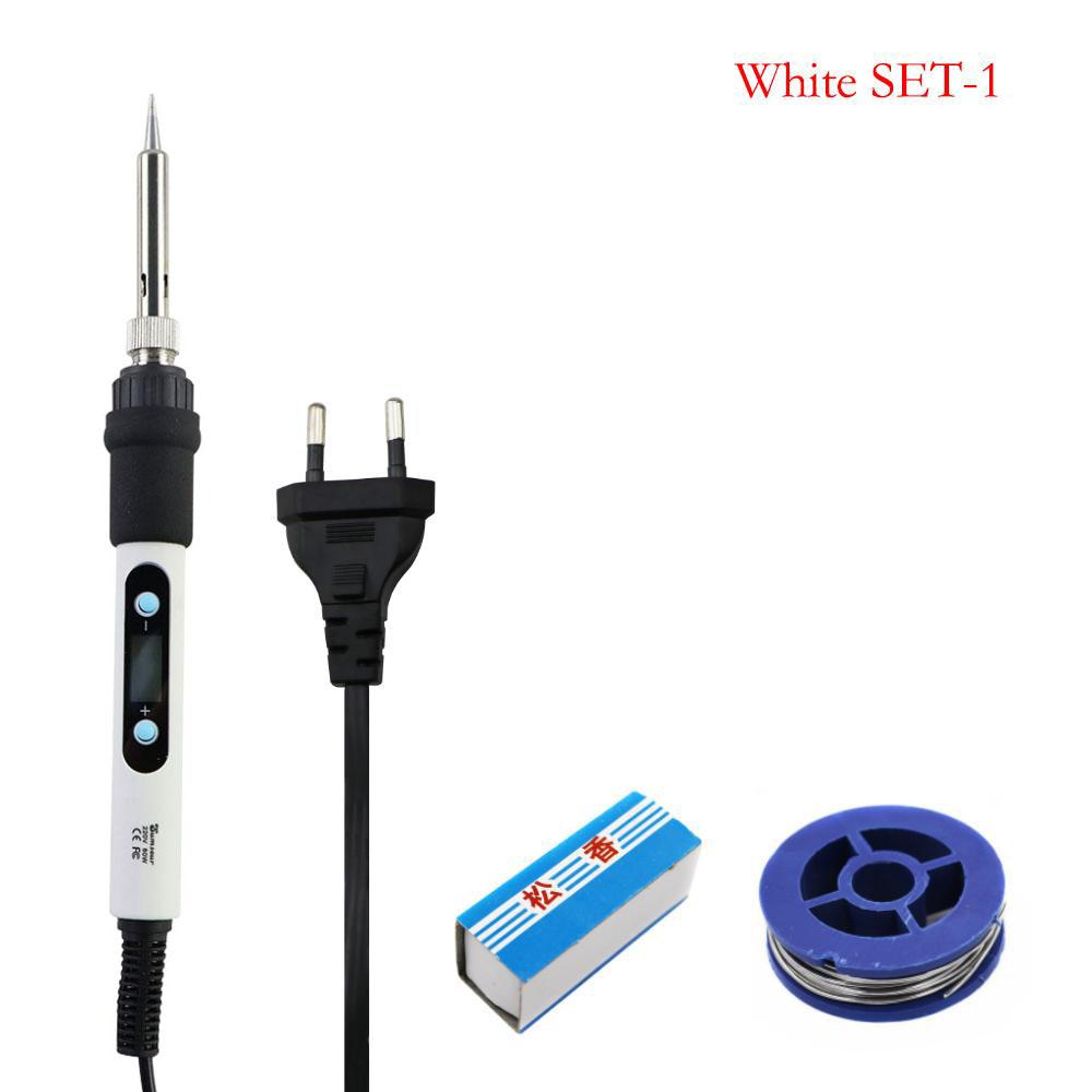 Набор цифровых паяльников мощностью 80 Вт с регулировкой температуры 220 В 110 В