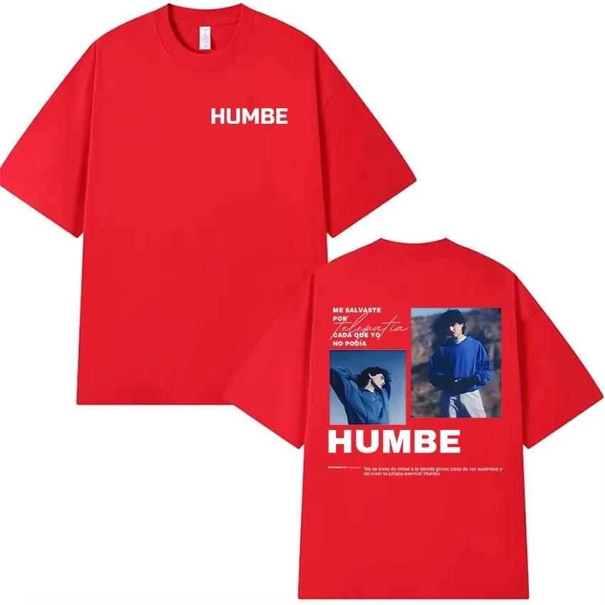 2026 Singer Humbe Dueno Del Cielo Tour Pattern Mens Hip Hop Pop Fan Fashion Cotton TShirt Gothic Street Style Tshirts