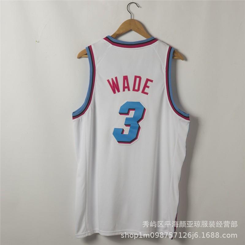 Miami Heat 3 Dwyane Wade Embroidered Basketball Jersey Men Women Breathable Sportswear Season