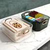 Transparent Cosmetic Storage Box PET Sorting Basket High Quality Storage Basket