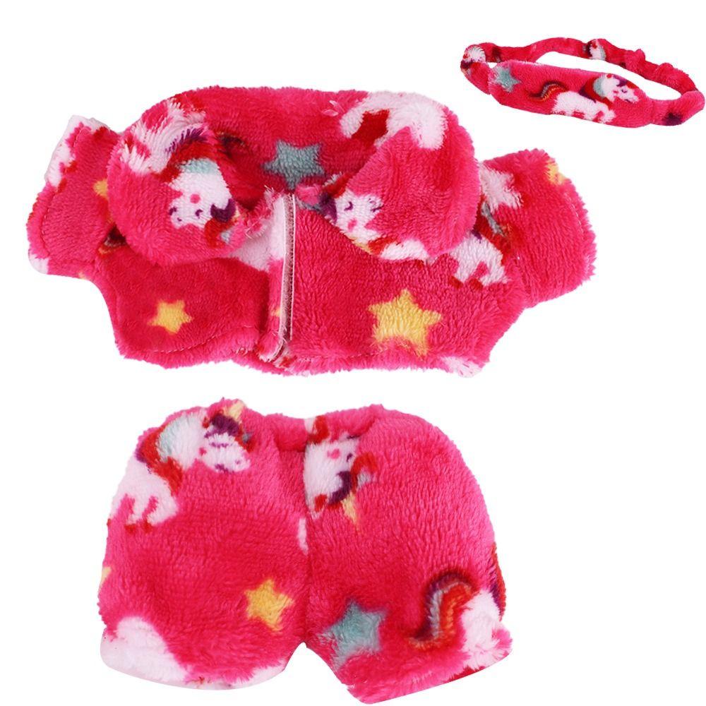 Рубашка Шорты Нашивка Одежда для кукол Аксессуары для кукол 20см Кукла Пижама Костюм Po Реквизит Мультяшное Животное Звезда Мини Блузка Брюки Комплект