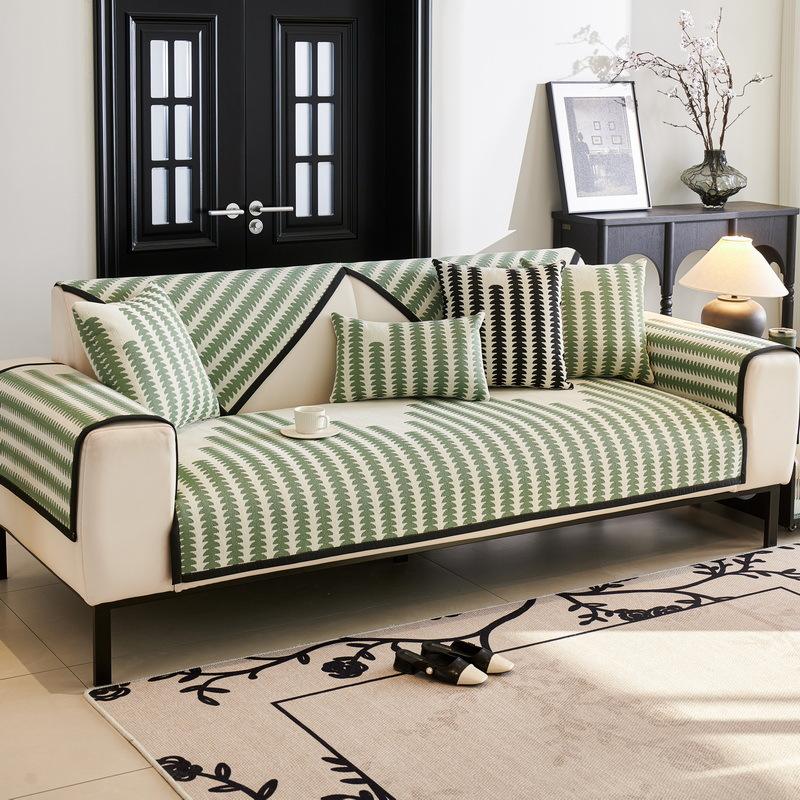 Nordic Simple Sofa Cushion Autumn And Winter Thickened Plush Sofa Seat Cushion Non-Slip Seat Cushion Advanced Sofa Cover Towel