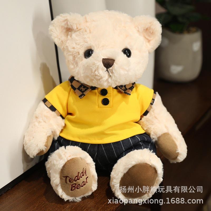 Плюшевая кукла Мишка Пара Шарф Мишка Плюшевая игрушка Кукла Медведь Любви Рождественский Лось Пингвин Серия Старик