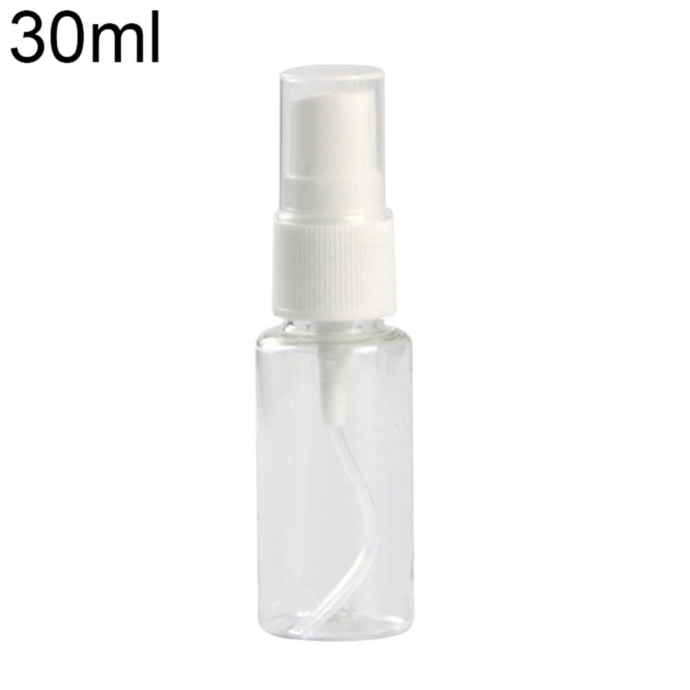Portable Travel Transparent Plastic Empty Cosmetic Sample Spray Bottle Atomizer