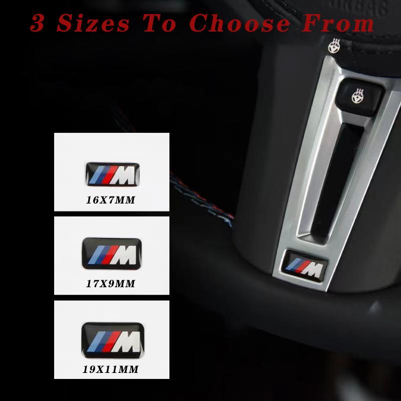 Car Sticker Steering Wheel Hub Decals For Mini For BMW M Performance E36 E60 E90 X2 X1 X3 X5 E46 E39 E70 M3 M5 M6 G20 G30 E93 Z3