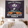 Christmas Nightmare Wall Decor Tapestry Art For Pet Memorial Birthdaywedding Party Backdrop Family Gift