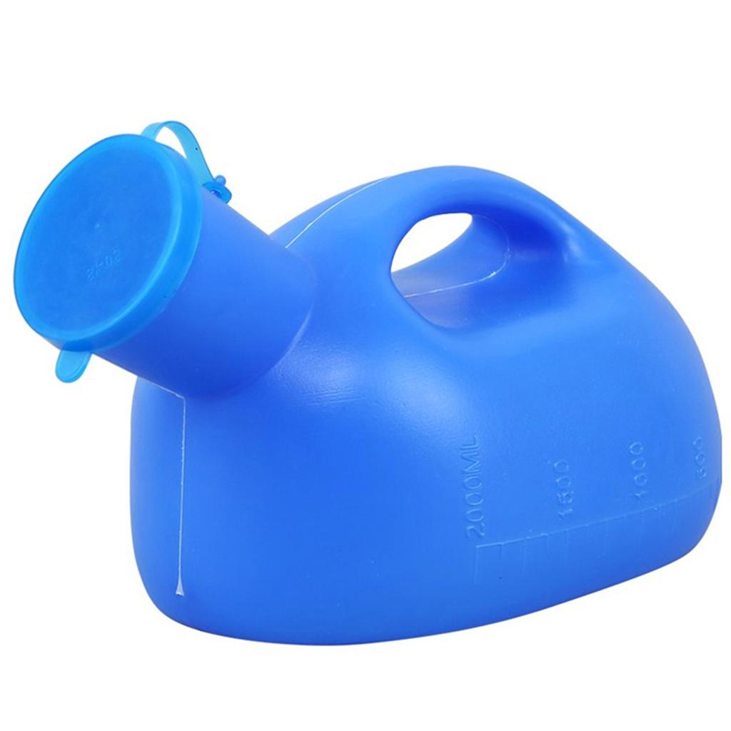 2000ml Thick Male Urinal With Lid outdoor Survival tools Portable Pee Bottle For Men Travel Camping Hospital Home Use