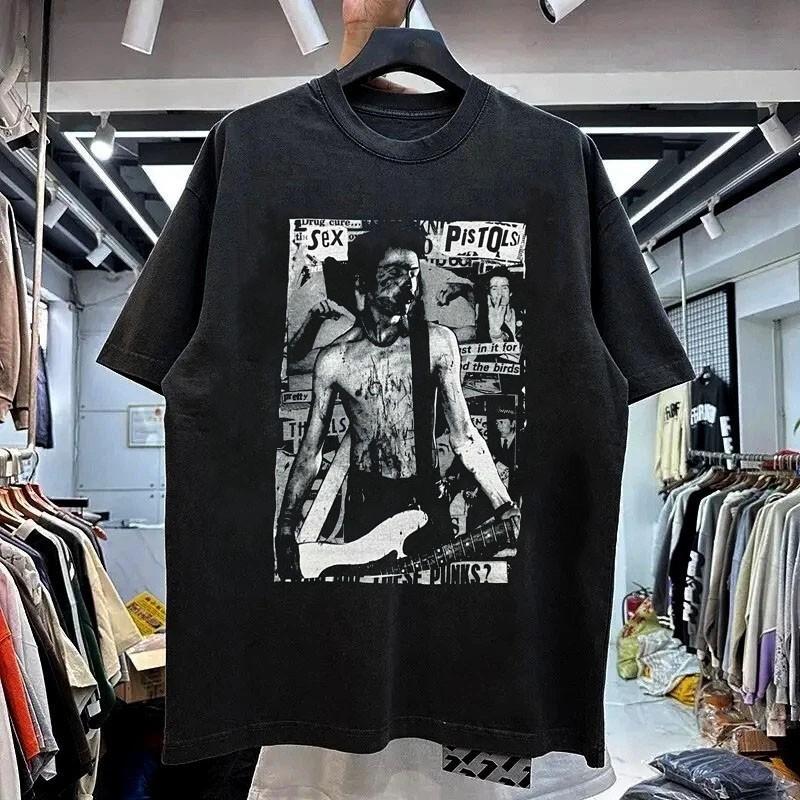 Сид Вишес Певец Sex Pistols Группа Редкая Угольная Унисекс Футболка Vtg S-5XL WA1920 Унисекс Футболка