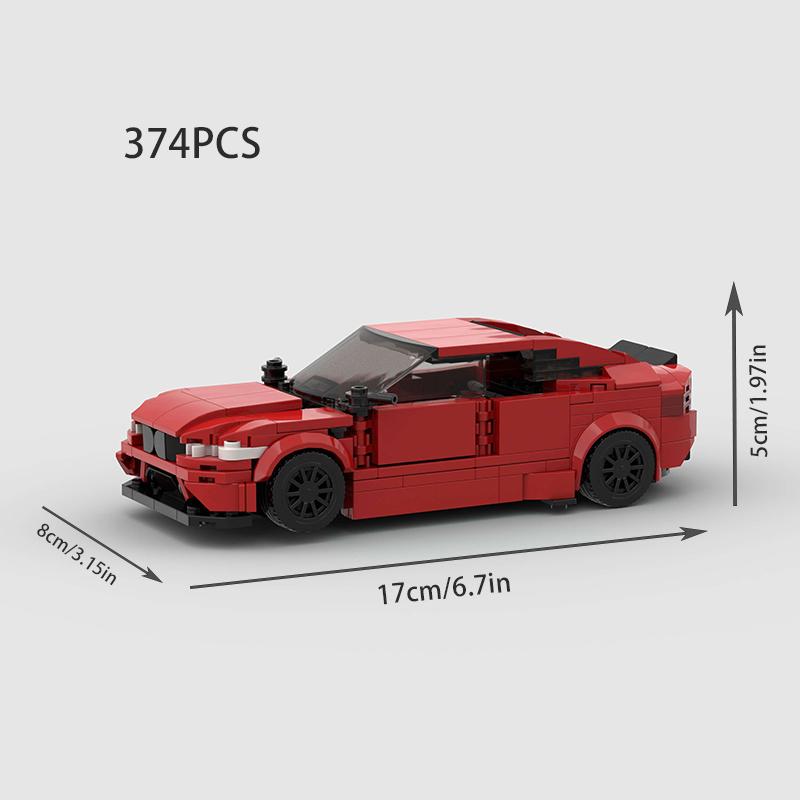 MOC Racing Sports Car Vehicle City Speed Champion Racer Technique Building Blocks Brick Set Supercar Kids Toys Boys Gifts NSX