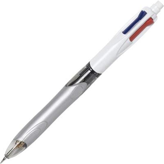 Шариковая ручка с выдвижным стержнем и механическим карандашом BIC. 4 цвета 3 в 1