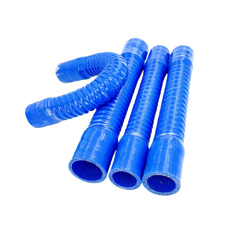 ID 16~75mm Blue Universal Silicone Flexible Hose Car Air Intake Pipe Radiator Tube Intercooler Steel wire corrugated Tube Rubber
