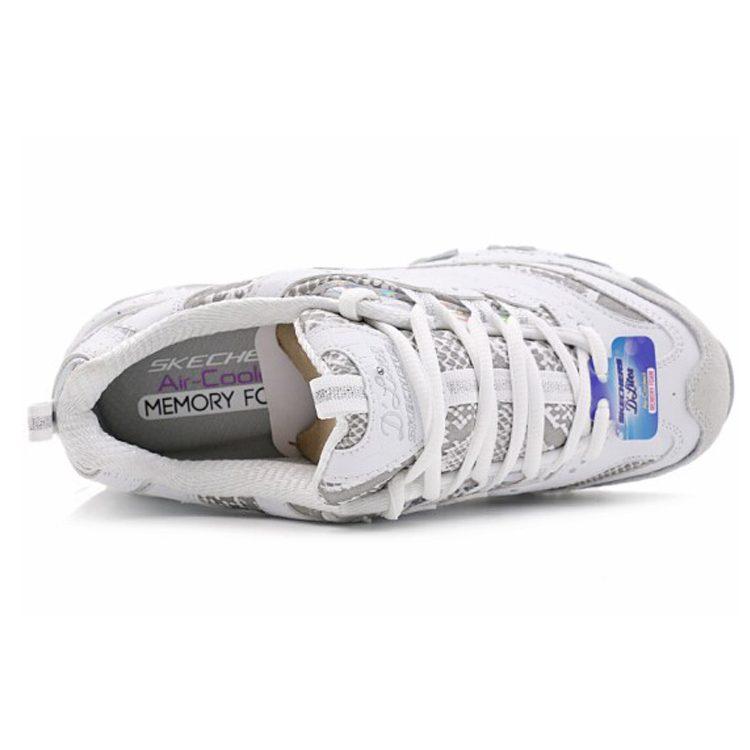 Skechers D'Lites 1.0 Gs Белый/Серый Женские 66666054-WSL