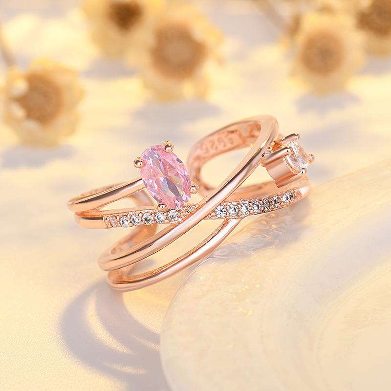 Классическое кольцо Lindon из медного сплава с цирконием, женские ювелирные изделия, свадебный подарок для вечеринки