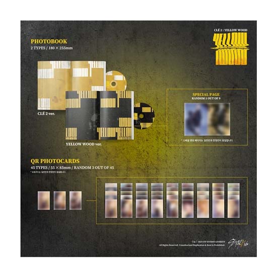 Stray Kids КЛЭ 2 : ЖЕЛТОЕ ДЕРЕВО (CLE2 вер., YELLOWWOOD вер.)