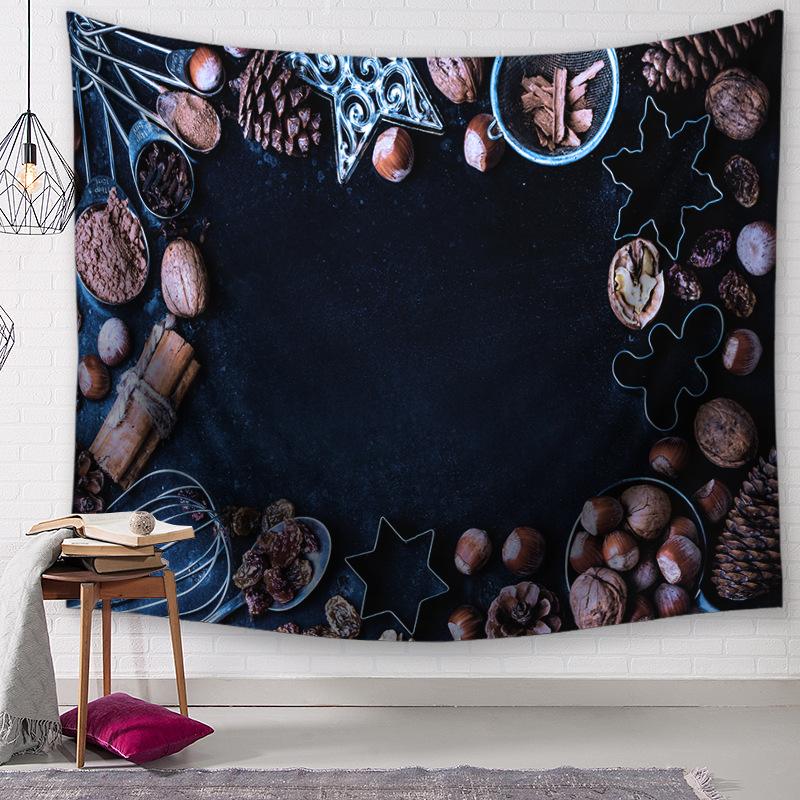 Рождественский гобелен в европейской и американской рождественской серии, гобелен для гостиной, спальни, скатерть