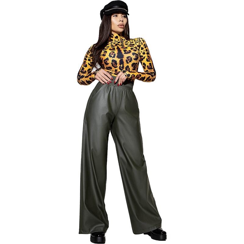 Кожаные брюки палаццо E2-K TotalFit (06399650)