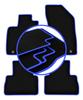 Автомобильные коврики CARLUX-BLUE для: MG ZS EV LF кроссовер (2019-)