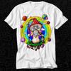 Magic Mushroom Rainbow Buddha Yoga Zen Om Universe Planet Solar T Shirt 237