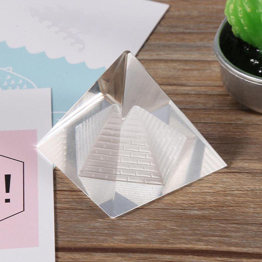 Decoration Reiki Chakra Healing Crafts Stereo Pyramid Crystal Pyramid Egypt Pyramid Pyramid Decor