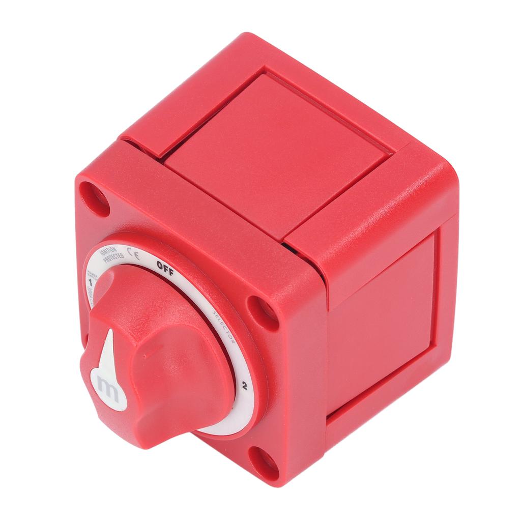 300A Battery Switch 360 degrees Rotating 4 Position Battery Switch Selector IP66 Waterproof for Yachts RVs Modified