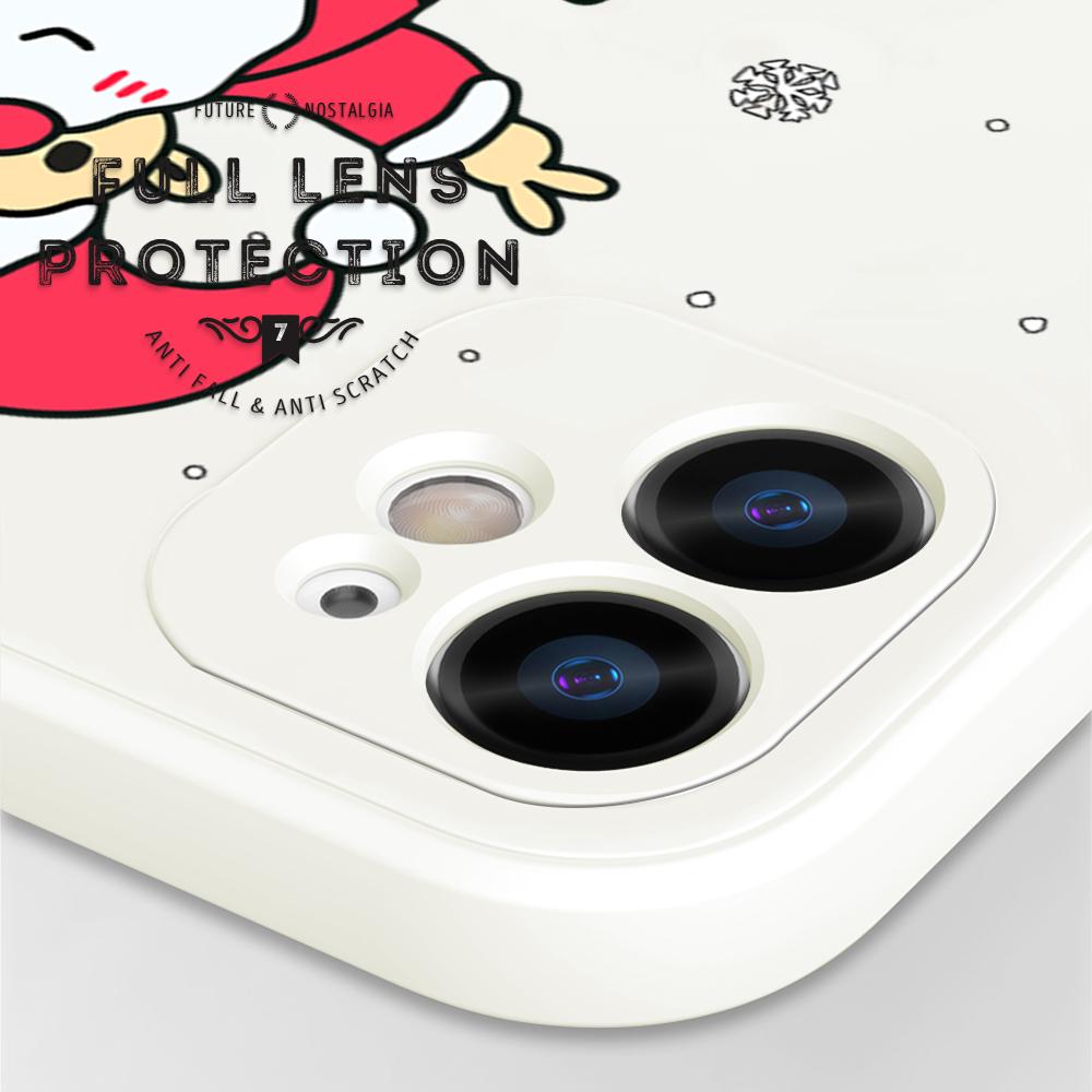 Чехол для телефона с мультяшным красочным узором, квадратный, жидкий силикон, TPU, полное покрытие камеры, противоударный защитный чехол для Samsung Infinix Tecno