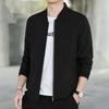 New Jacket Men's Thin Stand-up Collar Jacket Youth Jacket Zipper Jacket Business Jacket Top Jacket