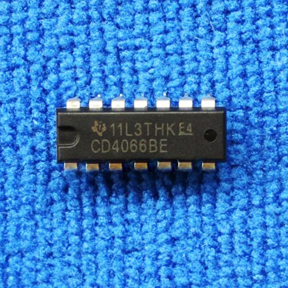 20 шт. CD4066BE CD4066 DIP-14 TI 4066 CMOS ЧЕТЫРЕХДВУСТОРОННИЙ ПЕРЕКЛЮЧАТЕЛЬ IC DIP DIL DIP14 Аналоговый переключатель/мультиплексор IC