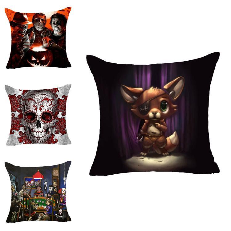 Чаки Кукла Хороший Парень Дизайн фильма ужасов Наволочка для подушки Чехол для подушки в ярких цветах
