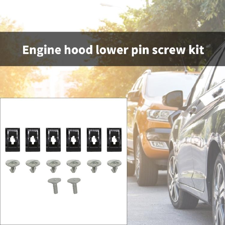 90674TY2 Lower Engine Cover Pin Screws Replacement Splash Shield Hardware Bolts Engine Cover Fastener Easy Installation