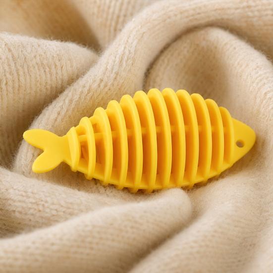 Fish-shaped Design Ultra-soft Ring Tpr Multi-color 50 Pcs
