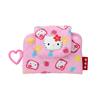 Sanrio Card Coin Case No Hello Ages 3 and 625132 & (Minna Quilt) Kitty, Polyester, Cotton, ABS, Steel, Bifold, Up,
