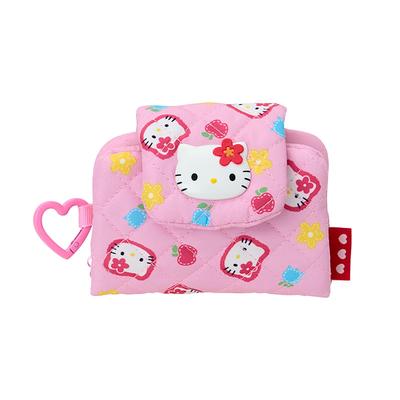 Sanrio Визитница для карт и монет с Hello для возраста 3 и 625132 & (Одеяло Минна) Китти, Полиэстер, Хлопок, АБС, Сталь, Двустворчатый, Вверх,