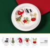 Elk Santa Claus 3D Rhinestones Manicure Accessories Christmas Nail Art Decorations Jewelry Tools
