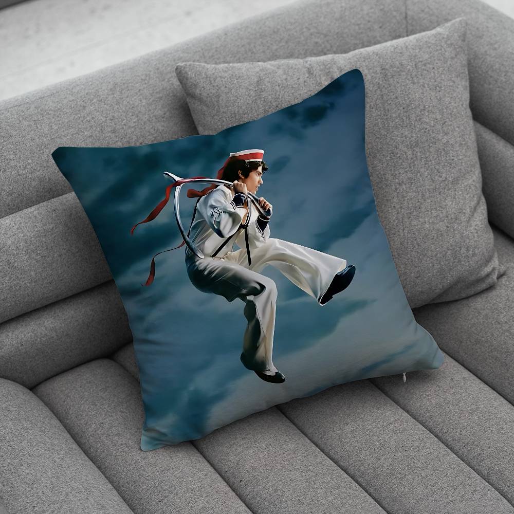 CConan Gray Wishbone Creative patterned pillowcases for interior decoration office living room home