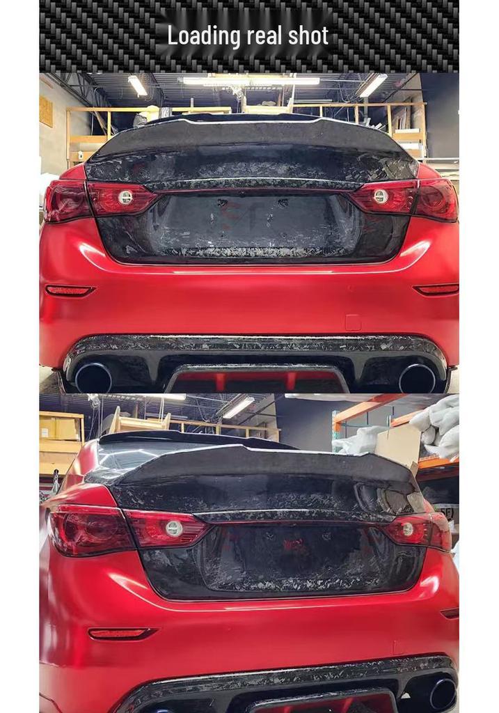 Спойлер из углеродного волокна для крышки багажника Infiniti Q50