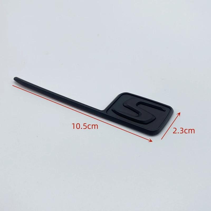 Car S Logo Emblem Badge ABS Metal Sticker For Benz E63S C63S GLC63S GLE63S GLS63S GTR GT Series CLA45S Car Decoration nn1