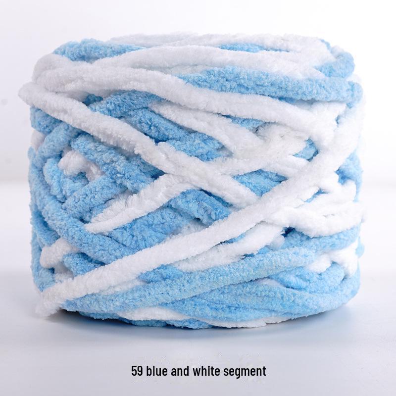 Толстая пряжа Ice Wool для вязания одеял, тапочек, шейных платков и шарфов