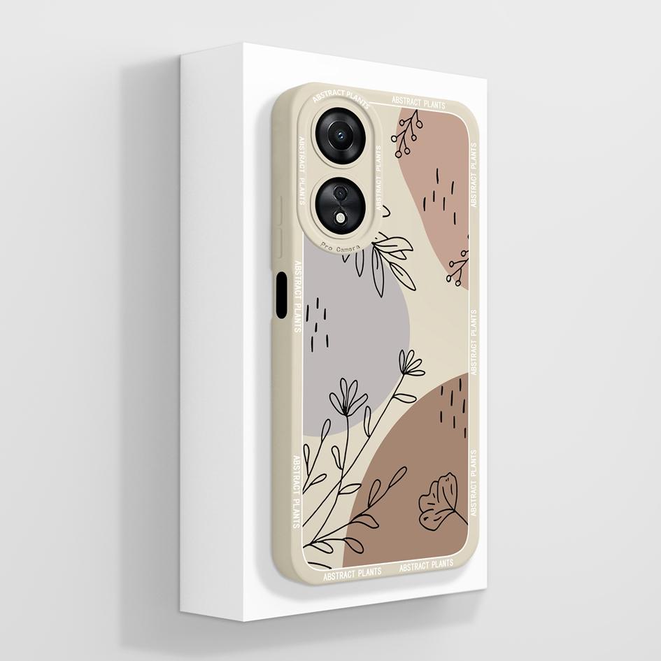 Для Oppo A58 A78 4G 5G чехол Роскошный модный противоударный противоударный противоударный квадратный матовый мягкий жидкий силиконовый протектор экрана для бамперов Oppo