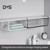 Hanging Basket Strong Load-bearing Large Capacity Simple Installation Under-Cabinet Shelf Organizer Slide-in Storage Basket