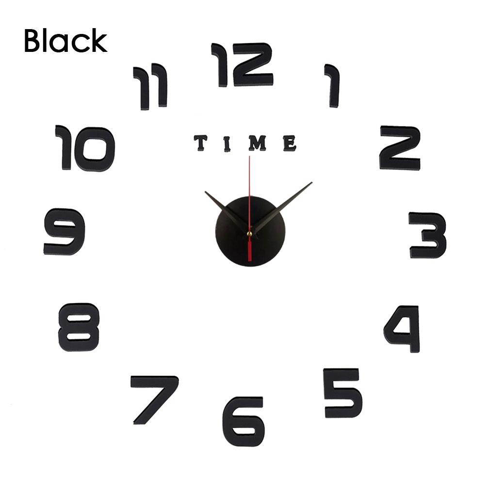 3D светящиеся настенные часы, зеркальные настенные наклейки, креативные часы «сделай сам», съемные художественные наклейки, домашний декор, кварцевая игла для гостиной, хит продаж